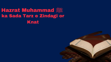 Hazrat Muhammadﷺ ka Sada Tarz e Zindagi or Knat