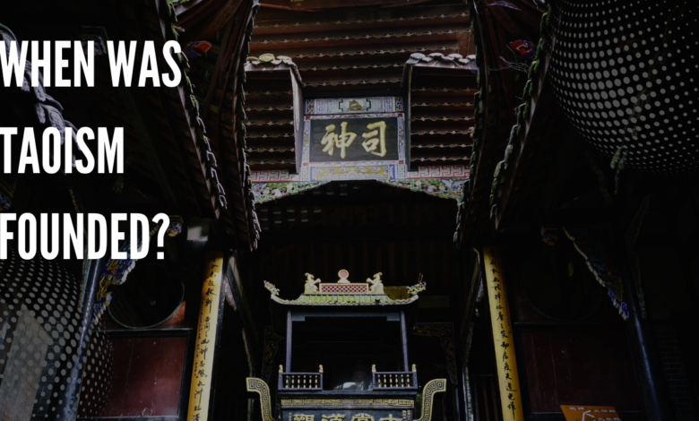 When was Taoism Founded?